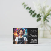 Carte De Visite Salon des cheveux Stylo (Debout devant)