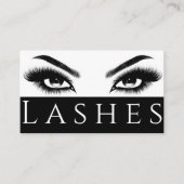 Carte De Visite Salon des extensions Lash Brows & Lashes (Devant)