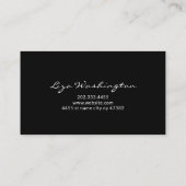 Carte De Visite Salon des extensions Lash Brows & Lashes (Dos)