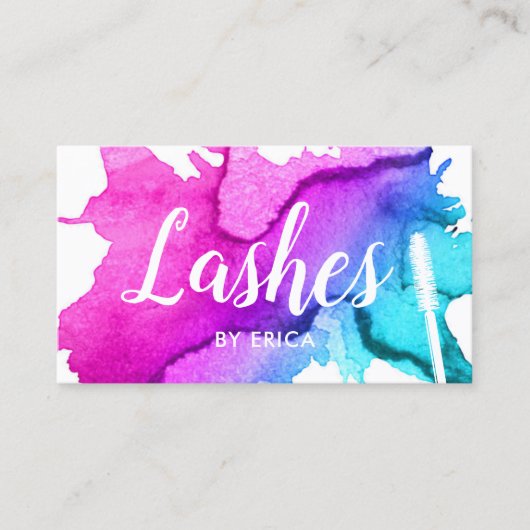 Carte De Visite Salon d'extension Eyelash Technician (Devant)