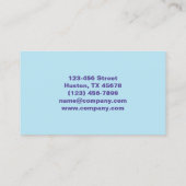 Carte De Visite Salon d'ongles de beauté moderne manicuriste (Dos)