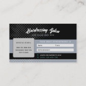 Carte De Visite Salon du coiffeur | Parfait (Dos)