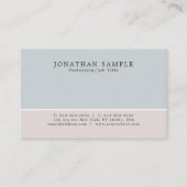 Carte De Visite Salon Élégant Design moderne et créatif profession (Devant)