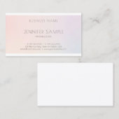 Carte De Visite Salon élégant moderne professionnel sobre tendance (Devant / Derrière)