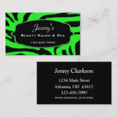 Carte De Visite Salon et Spa (Devant / Derrière)