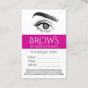Carte De Visite Salon Eyelashes Eyelashes Card