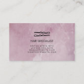 Carte De Visite Salon Grunge Design (Dos)