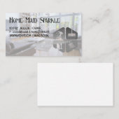 Carte De Visite Salon | Icônes de nettoyage de maison (Devant / Derrière)