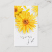 Carte De Visite Salon Jaune Daisy (Devant)