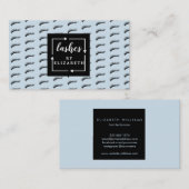 Carte De Visite Salon Lash Motif Lashes (Devant / Derrière)