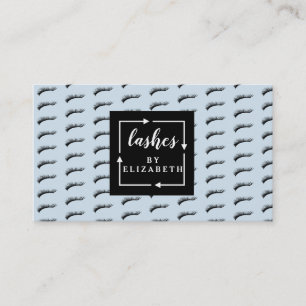 Carte De Visite Salon Lash Motif Lashes
