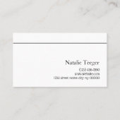 Carte De Visite Salon Lashes & Brows (Dos)