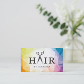 Carte De Visite Salon moderne contemporain Abstrait de coiffure St (Debout devant)