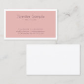 Carte De Visite Salon moderne design élégant et créatif (Devant / Derrière)