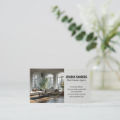 Carte De Visite Salon moderne | Style cuir (Debout devant)