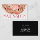 Carte De Visite Salon Nails Manicure Pedicure Beauty Spa (Devant / Derrière)