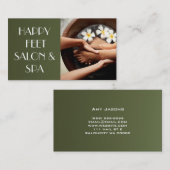 Carte De Visite Salon Nails Manicure Pedicure Beauty Spa (Devant / Derrière)