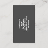 Carte De Visite Salon Personnalisé Funny Llama (Dos)