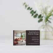 Carte De Visite Salon Photo Designer (Debout devant)