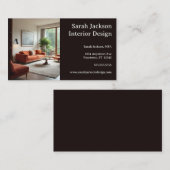 Carte De Visite Salon Photo Designer (Devant / Derrière)