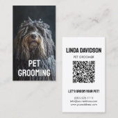 Carte De Visite Salon pour animaux de compagnie Boutique Bergamasc (Devant / Derrière)