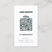 Carte De Visite Salon pour animaux domestiques Bedlington Terrier (Dos)