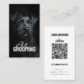 Carte De Visite Salon pour animaux domestiques Kerry Blue Terrier (Devant / Derrière)