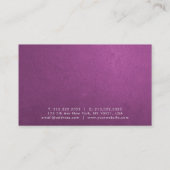 Carte De Visite Salon professionnel Elégant Couleur Moderne Créati (Dos)