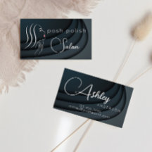 Salon professionnel élégant minimaliste noir
