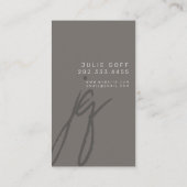 Carte De Visite Salon professionnel moderne et Spa (Dos)