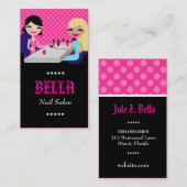 Carte De Visite SALON ROSE du CLOU 311-HOTT (Devant / Derrière)