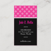 Carte De Visite SALON ROSE du CLOU 311-HOTT (Dos)