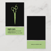 Carte De Visite Salon Shears Green (Devant / Derrière)