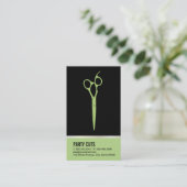 Carte De Visite Salon Shears Green (Debout devant)