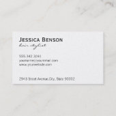 Carte De Visite Salon Shears | Or (Dos)