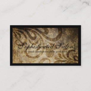 Carte De Visite Salon sophistiqué chic de concepteur