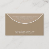 Carte De Visite Salon Spa de beauté (Dos)