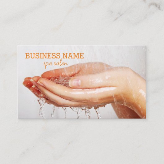 Carte De Visite Salon spa, spa (Devant)