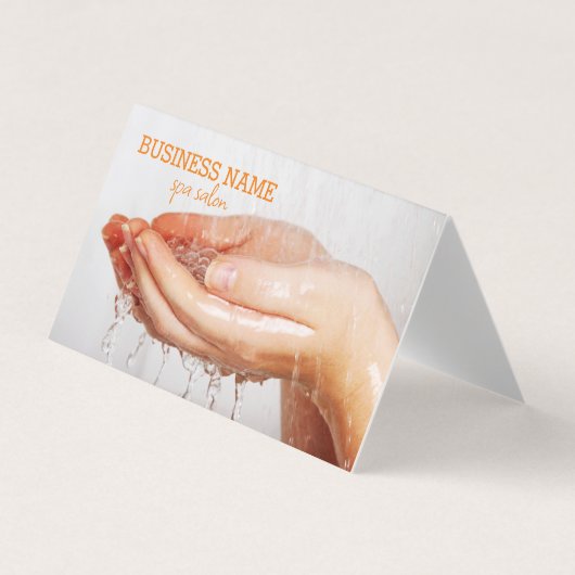 Carte De Visite Salon spa, spa (Devant)