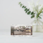 Carte De Visite Salon | Touches de la maison | Logo du détaillant (Debout devant)