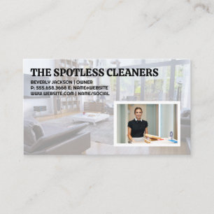 Carte De Visite Salon   Travail domestique