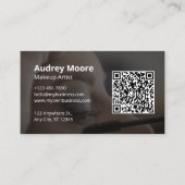 Carte De Visite Salons de beauté Artiste maquillage esthétique (Devant)