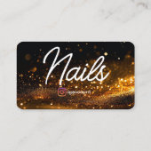 Carte De Visite Salons de Beauté Code QR Professionnel Technicien  (Dos)