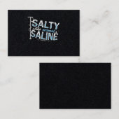 Carte De Visite Salty Like Normal Saline Nursery Paramedy (Devant / Derrière)