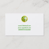 Carte De Visite Salut du monde, votre nom ici (Dos)