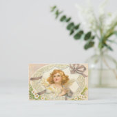 Carte De Visite Salutation aux anges des oeufs de Pâques (Debout devant)