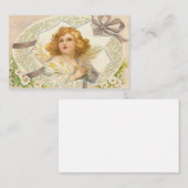 Carte De Visite Salutation aux anges des oeufs de Pâques (Devant / Derrière)