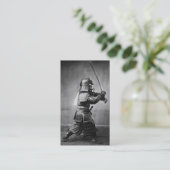 Carte de visite SAMOURAÏ (Debout devant)