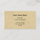 Carte De Visite Samouraï japonais (#03) (Dos)