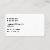 Carte De Visite San Francisco (Dos)